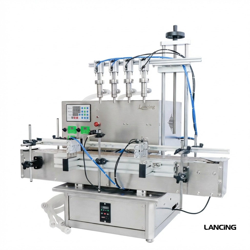 LU-DTPP4E 4-Nozzle Pneumatic Peristaltic Liquid Filling Machine view 4