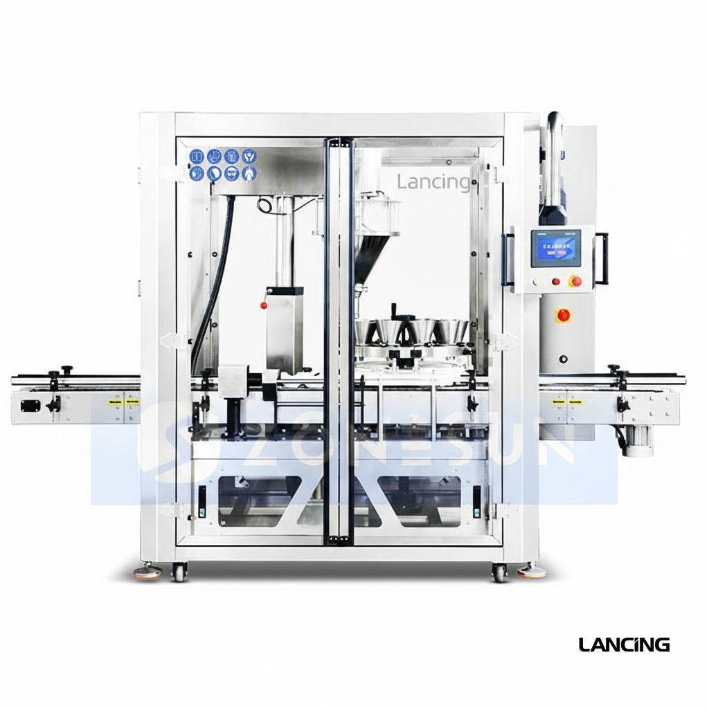 LU-FM7A Automatic Rotary Auger Powder Filling Machine view 2
