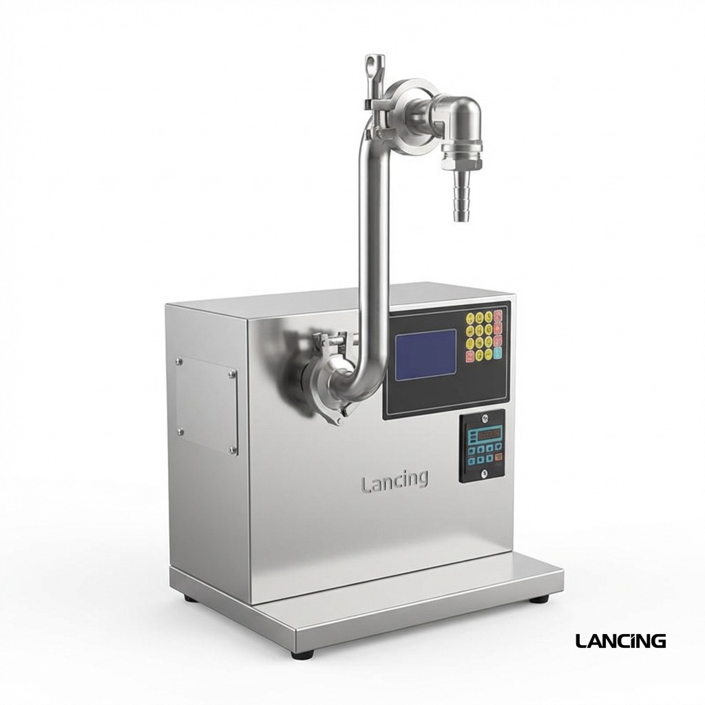 LU-GPW1 High Flow Gear Pump Liquid Weighing Filling Machine view 4