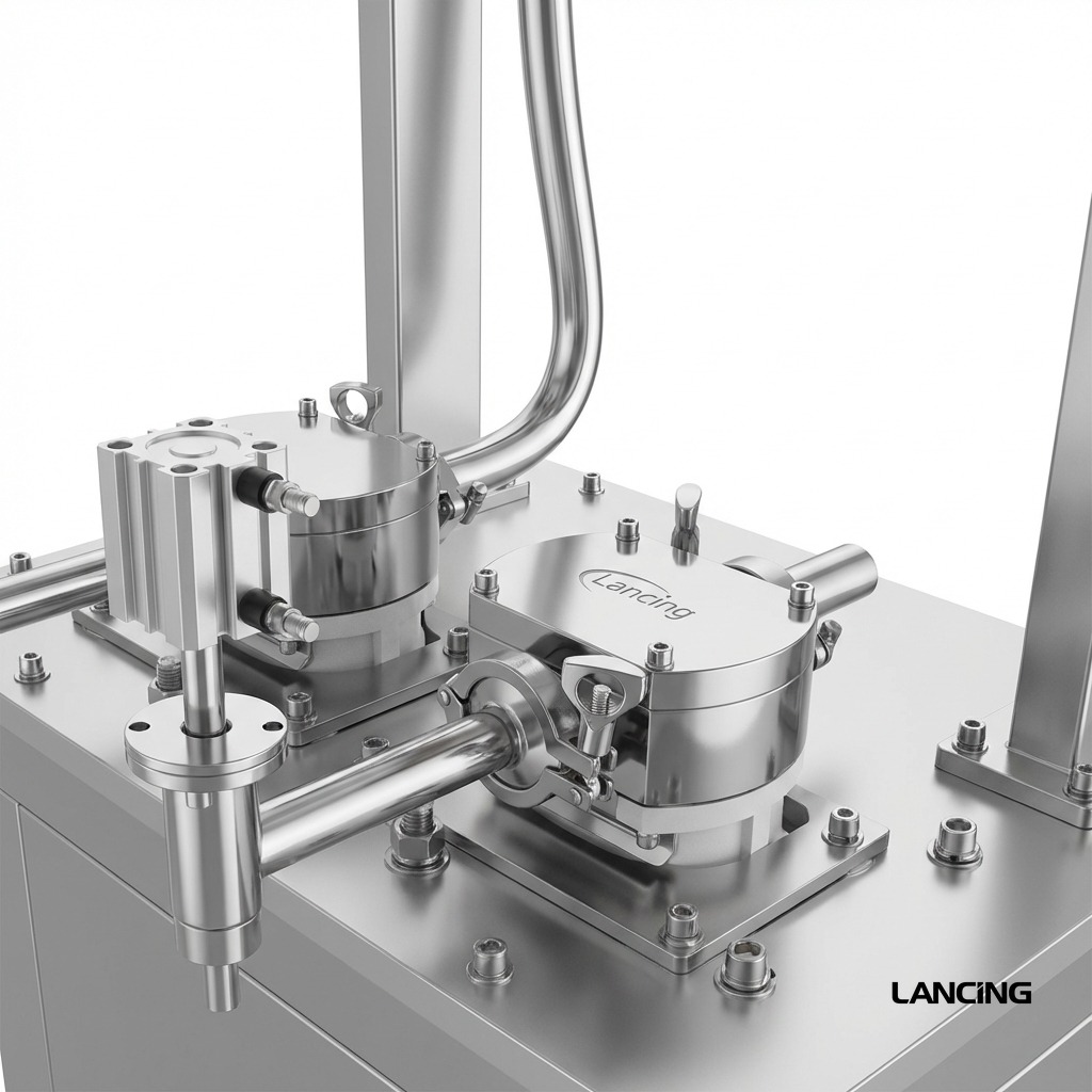 LU-GTRP2 Semi-automatic 2 Nozzles Rotor Pump Thick Liquid Filling Machine view 2