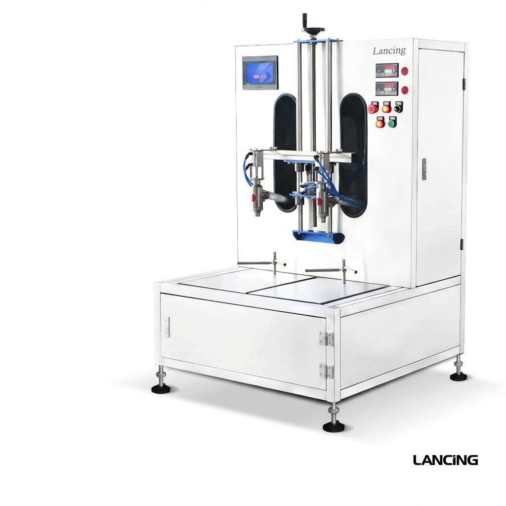 LU-GTW2D Dual-Head Liquid Filling Machine view 2