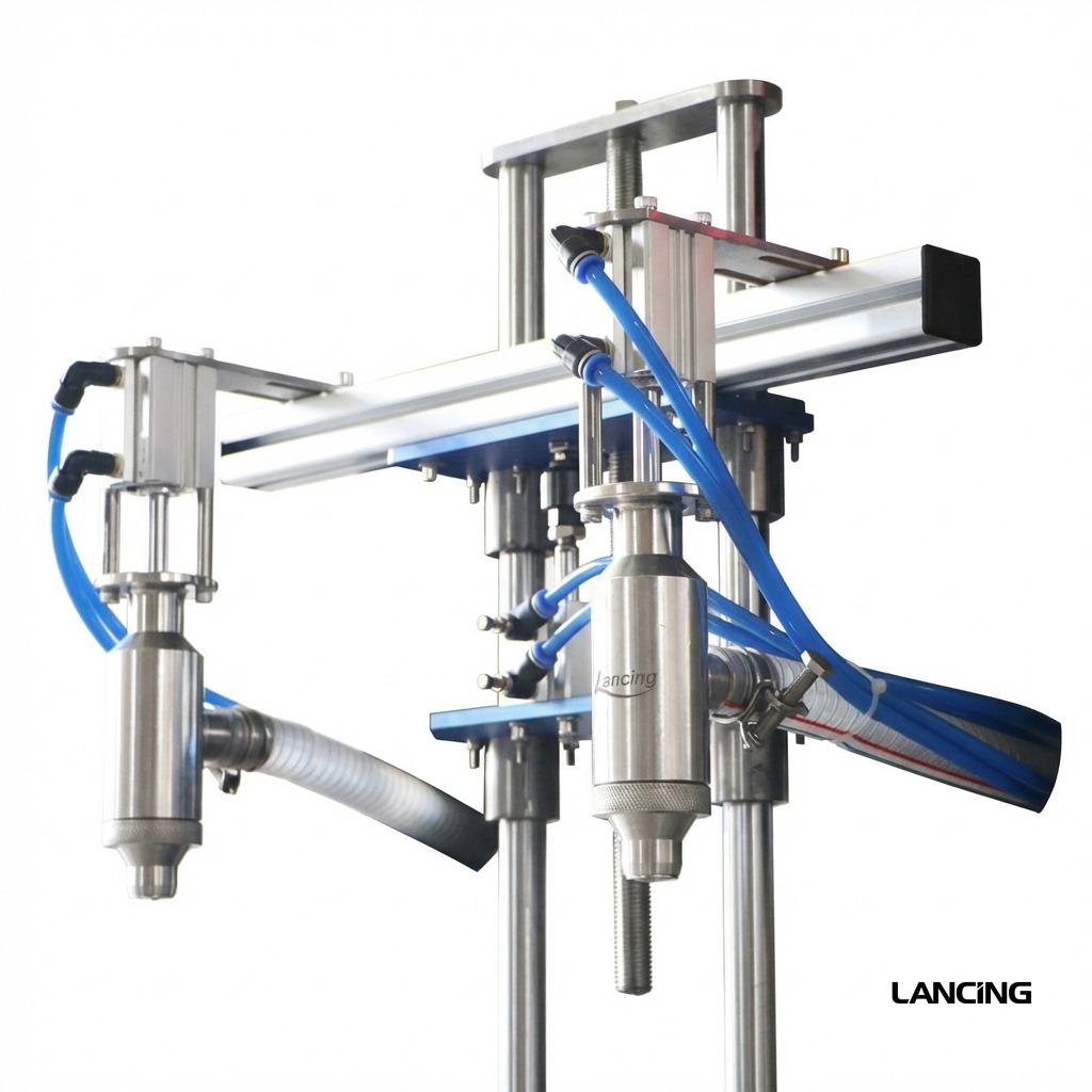 LU-GTW2D Dual-Head Liquid Filling Machine view 4