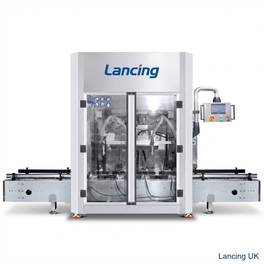 LU-GYW4 Automatic 4 Nozzles Paste Weighing Gallon Filling Machine view 2