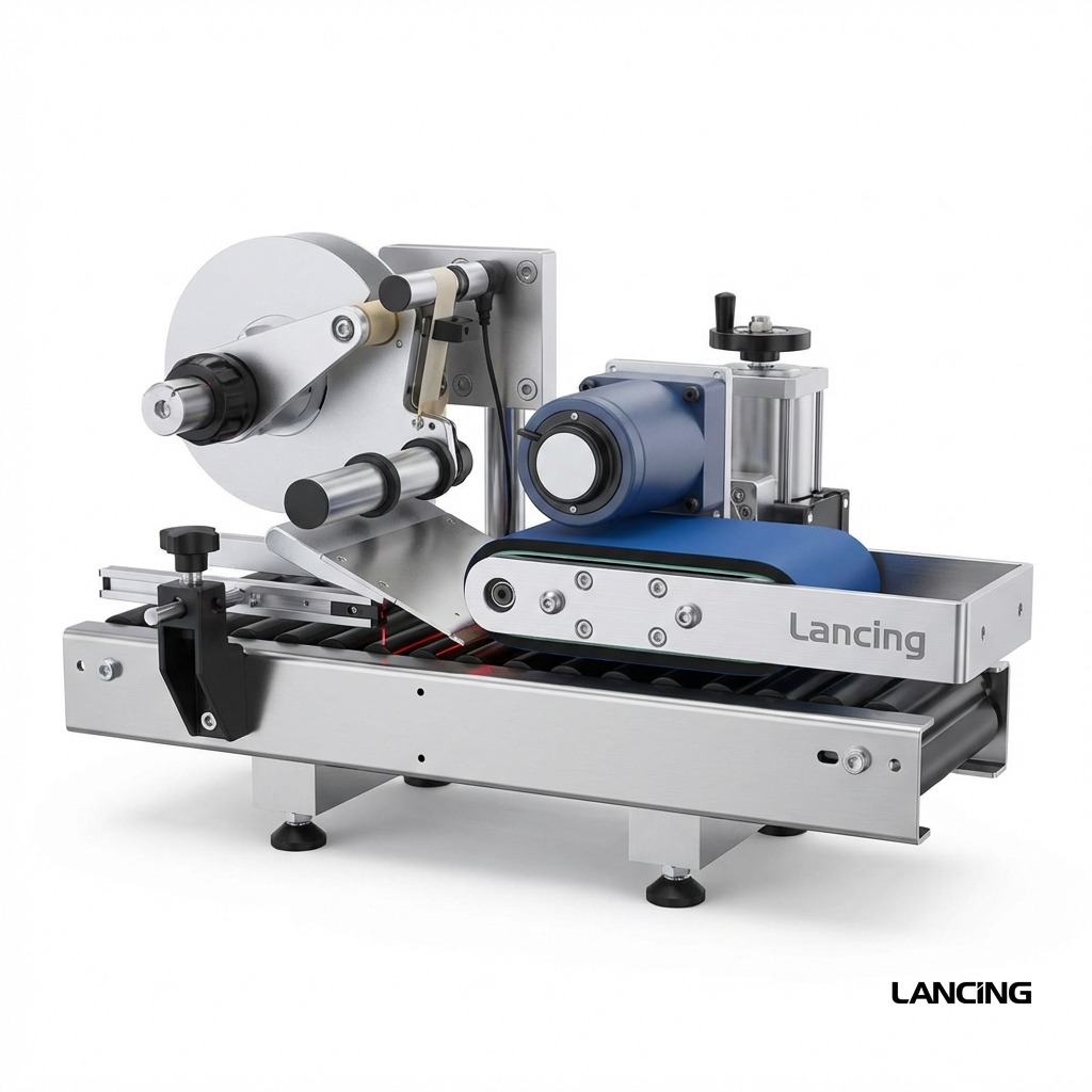 High Speed Automatic Small Round Bottle Labeling Machine view 3