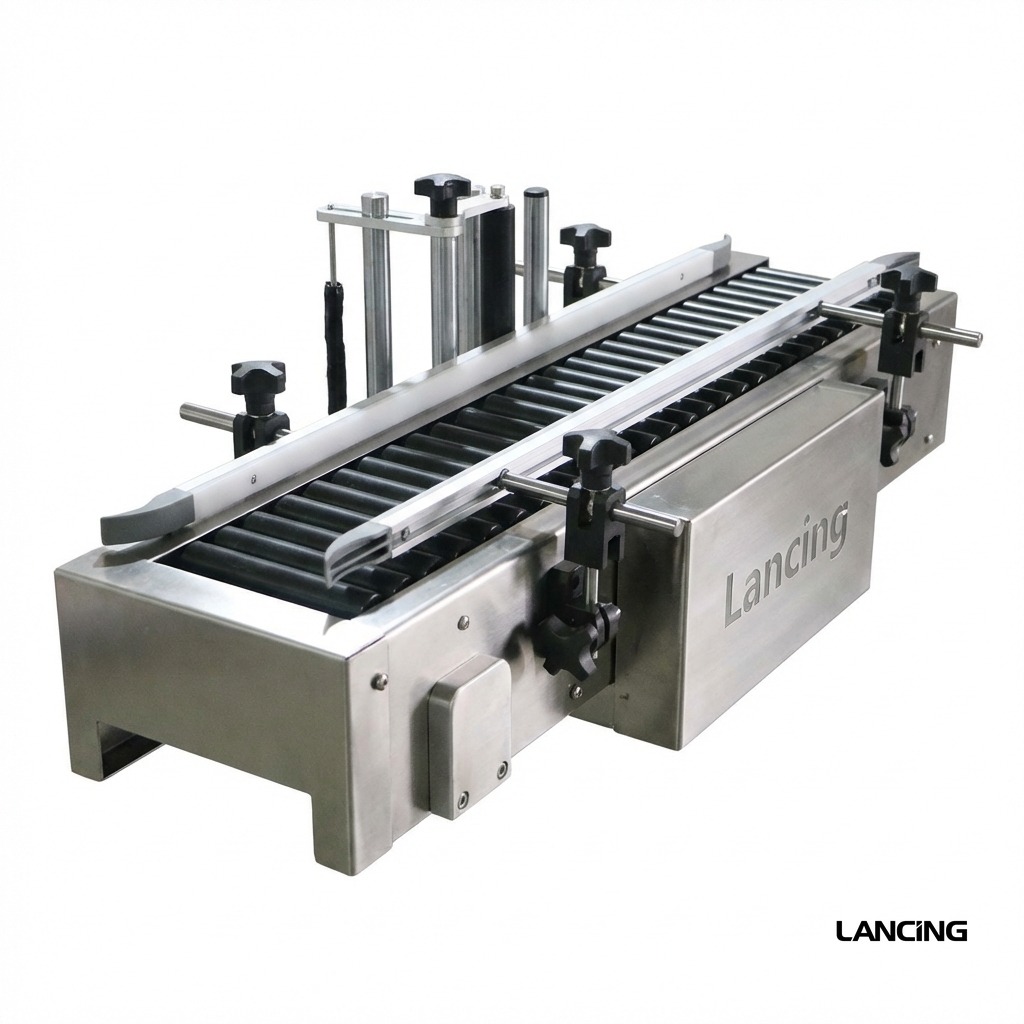 High Speed Automatic Small Round Bottle Labeling Machine view 4