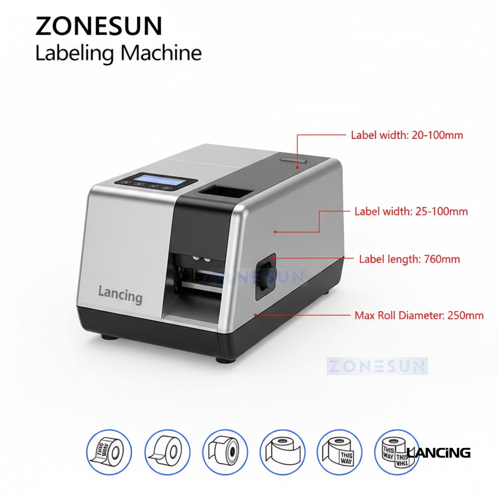 Horizontal Tube Labeling Machine view 2