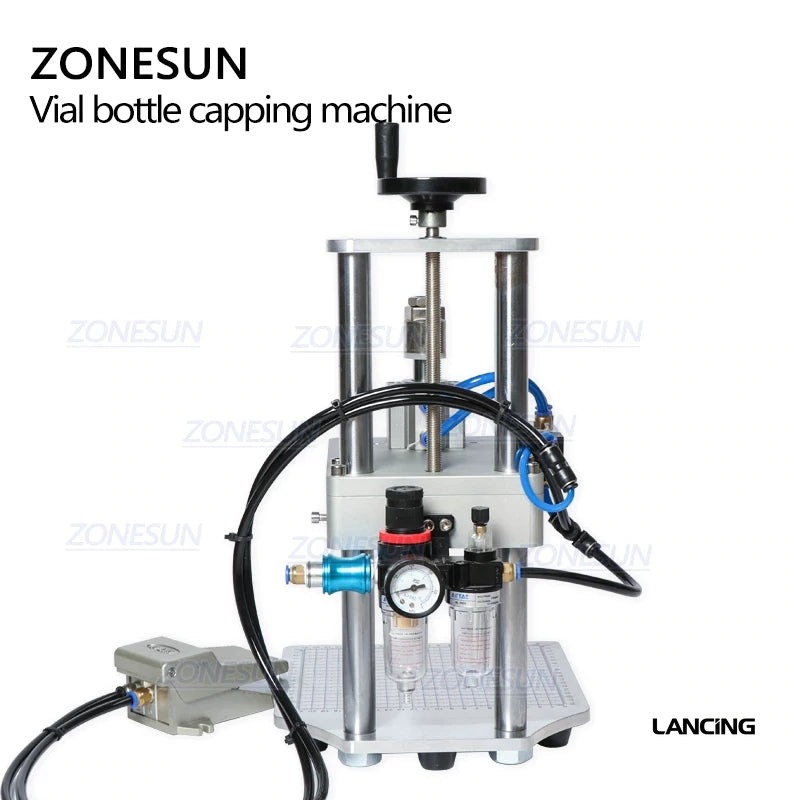 Pneumatic Vial Capping Machine view 3