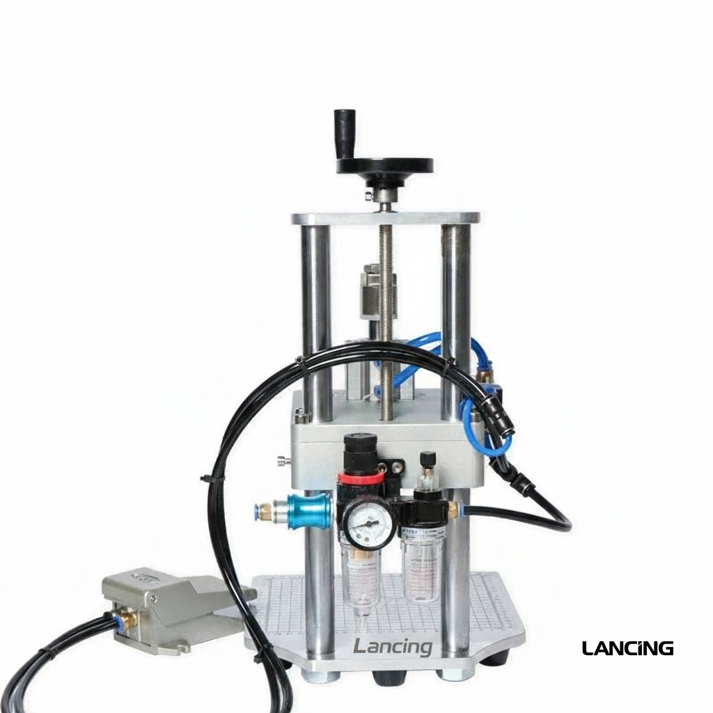 Pneumatic Vial Capping Machine view 3
