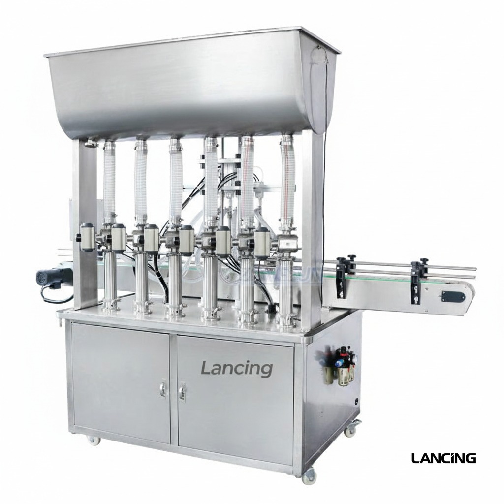 LU-YT6T-6P Pneumatic Piston Filling Machine view 2