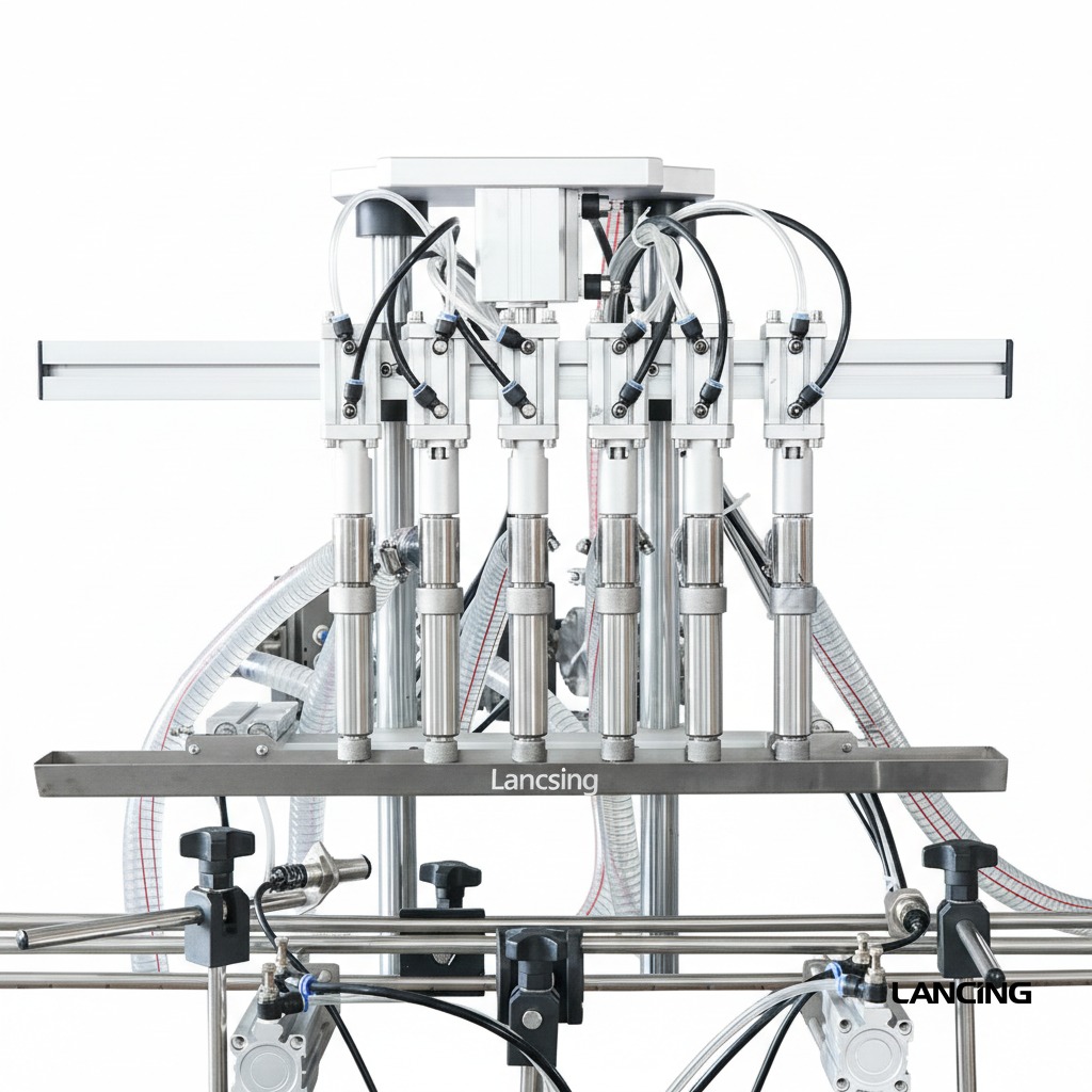 LU-YT6T-6P Pneumatic Piston Filling Machine view 3