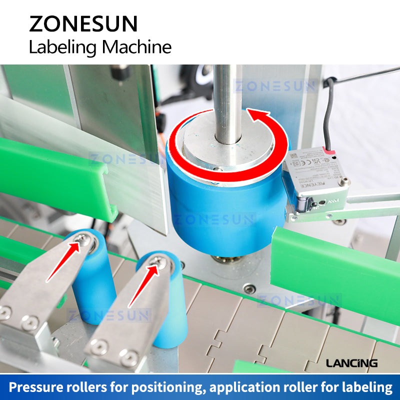 Barcode Overlay Labeling Machine view 4