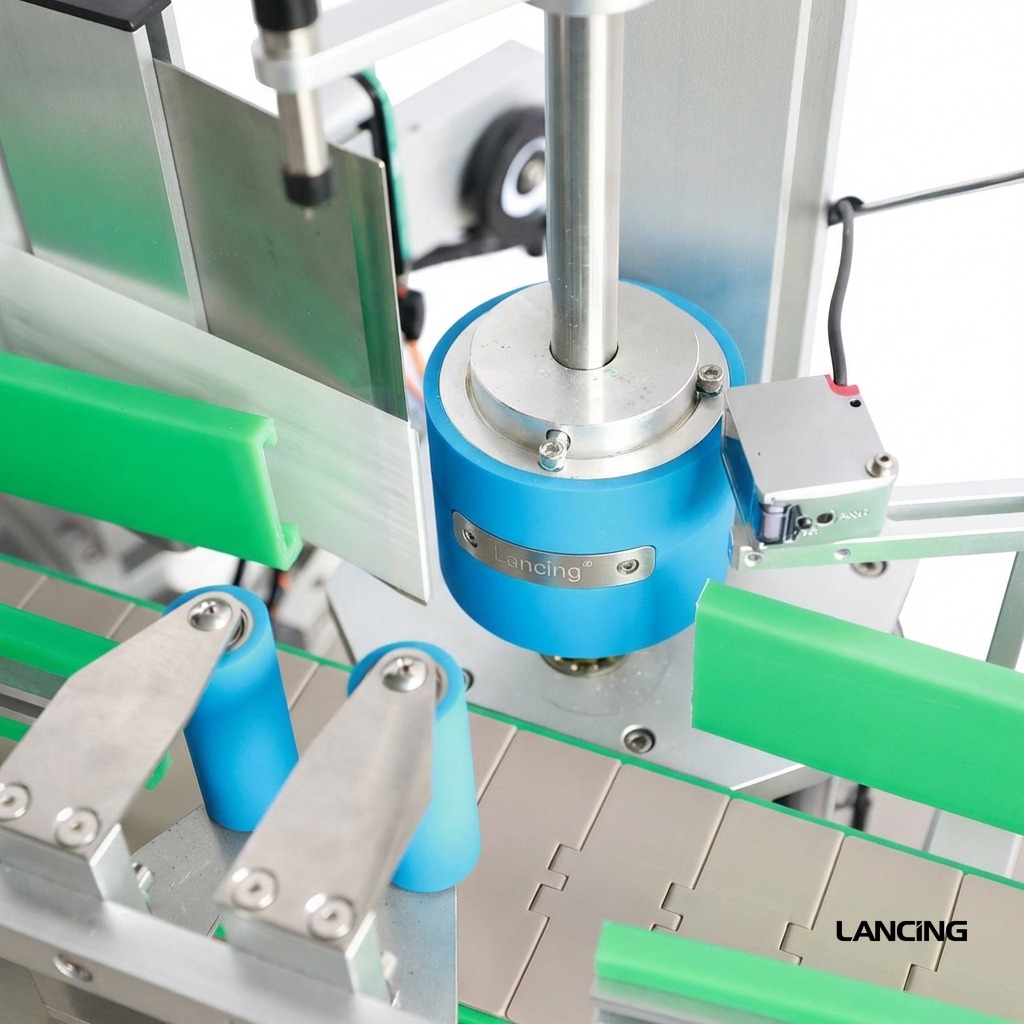 Barcode Overlay Labeling Machine view 4