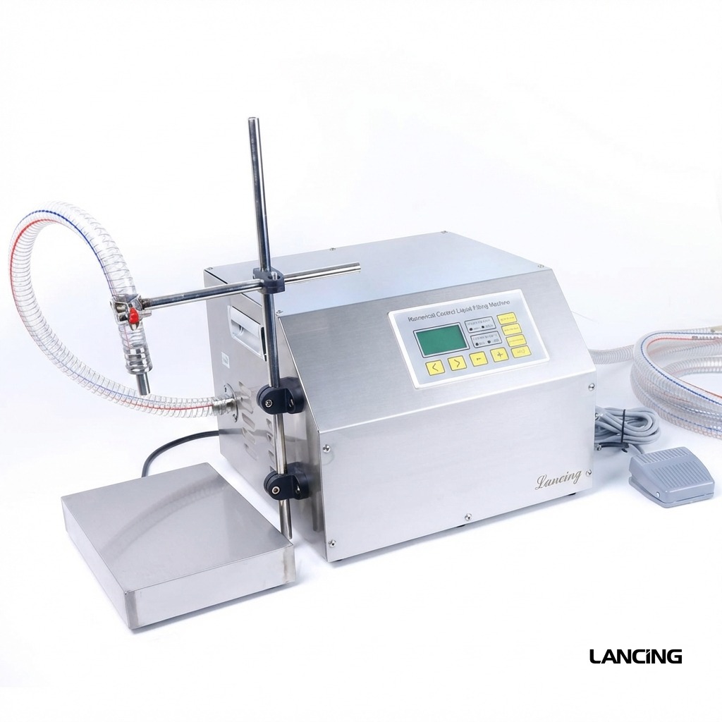 Gear Pump Liquid Weighing Filling Machine view 2