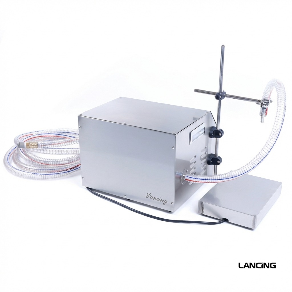 Gear Pump Liquid Weighing Filling Machine view 3