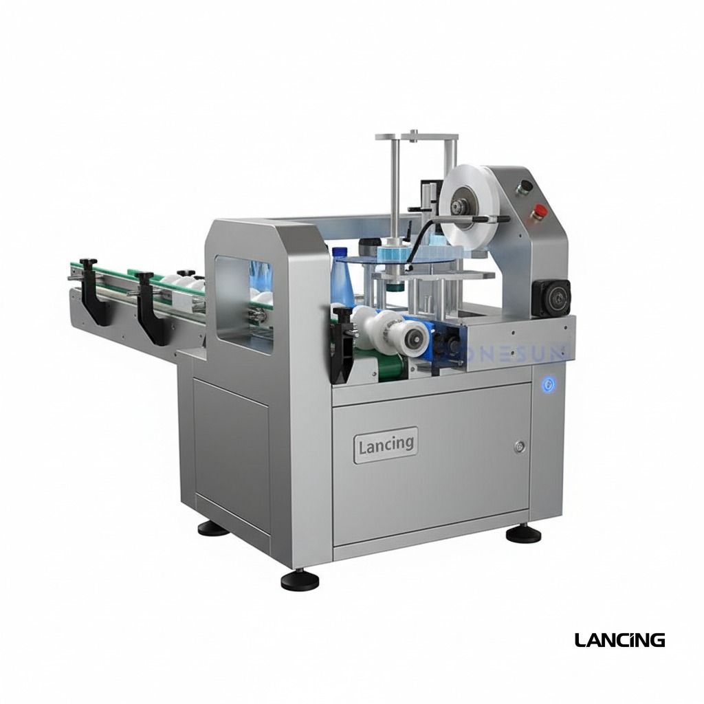 Servo Control High-Speed Round Bottle Labeling Machine view 3
