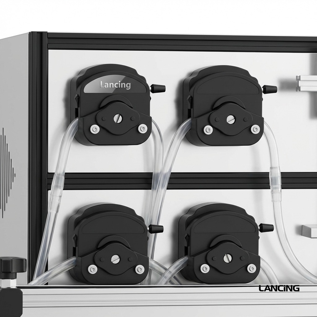 Servo Peristaltic Pump Juice Beverage Liquid Liquid Filling Machine view 3