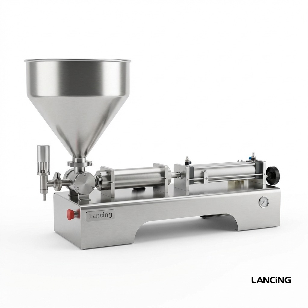 LU-GT1 Single Nozzle Pneumatic Paste & Viscous Liquid Filling Machine view 2