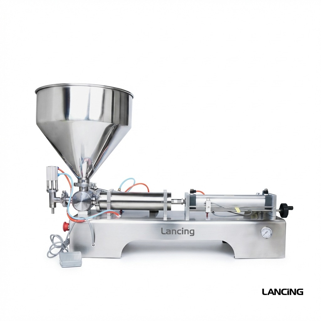 LU-GT1 Single Nozzle Pneumatic Paste & Viscous Liquid Filling Machine view 3