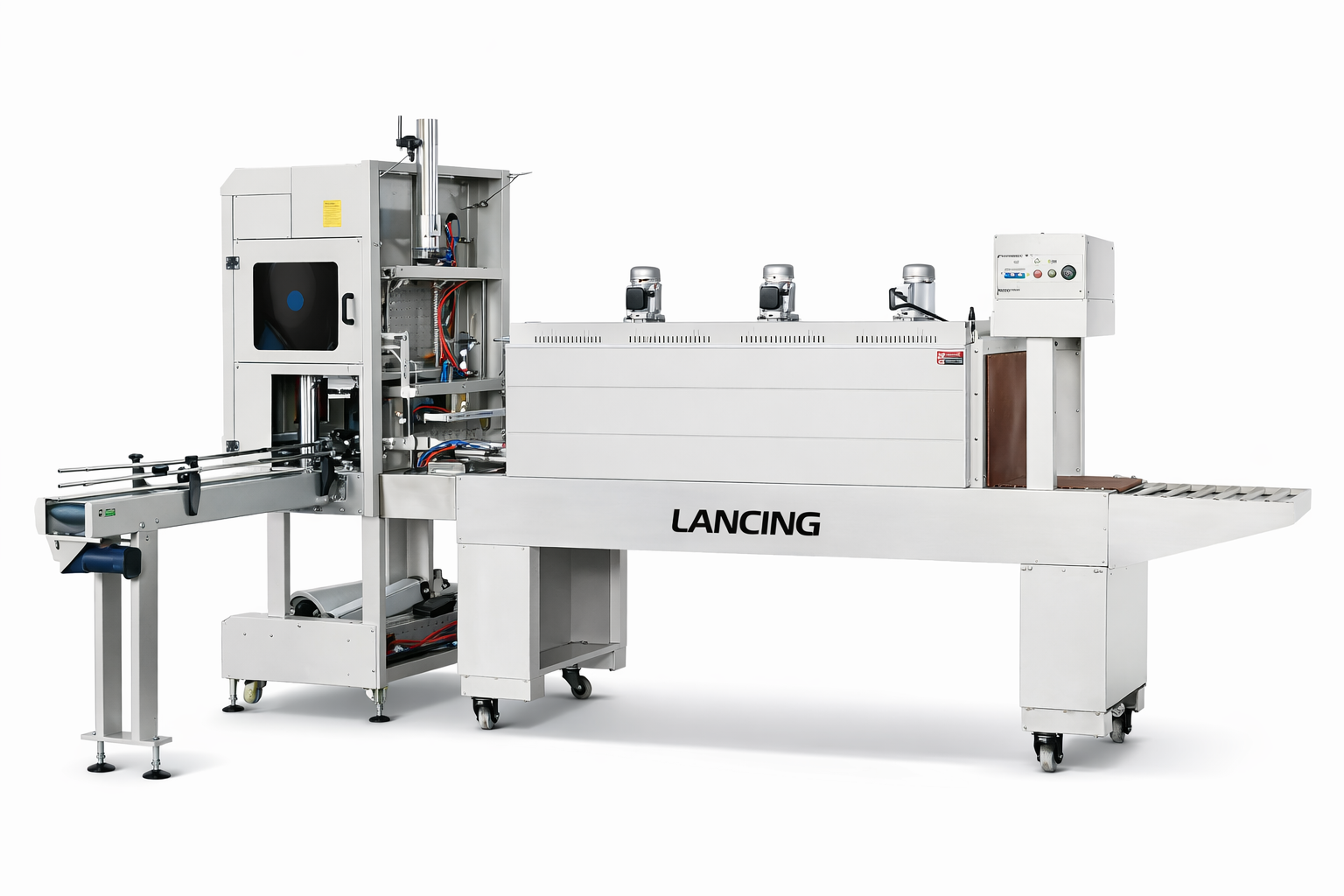 LU-SPL4 Automatic Bottle Wrapping & Shrinking System
