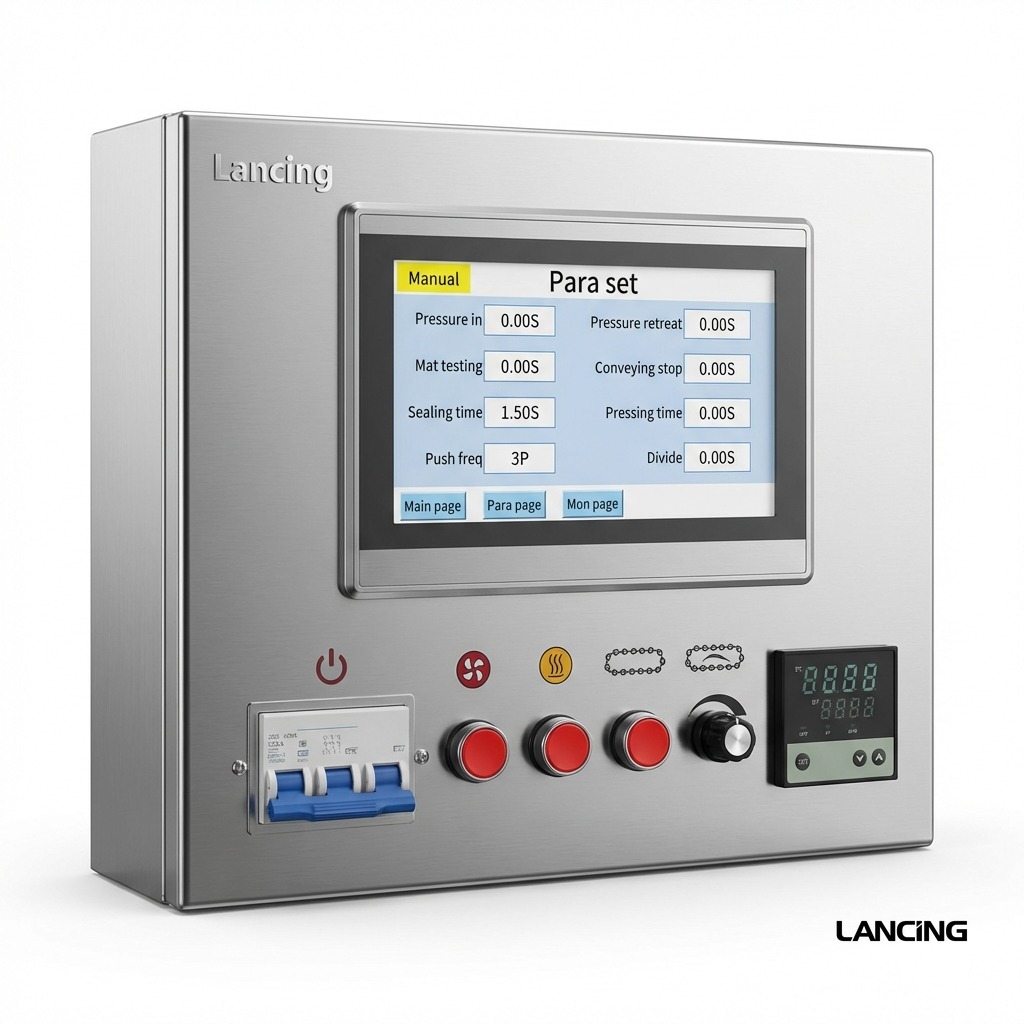 LU-SPL4 Automatic Bottle Wrapping & Shrinking System view 3