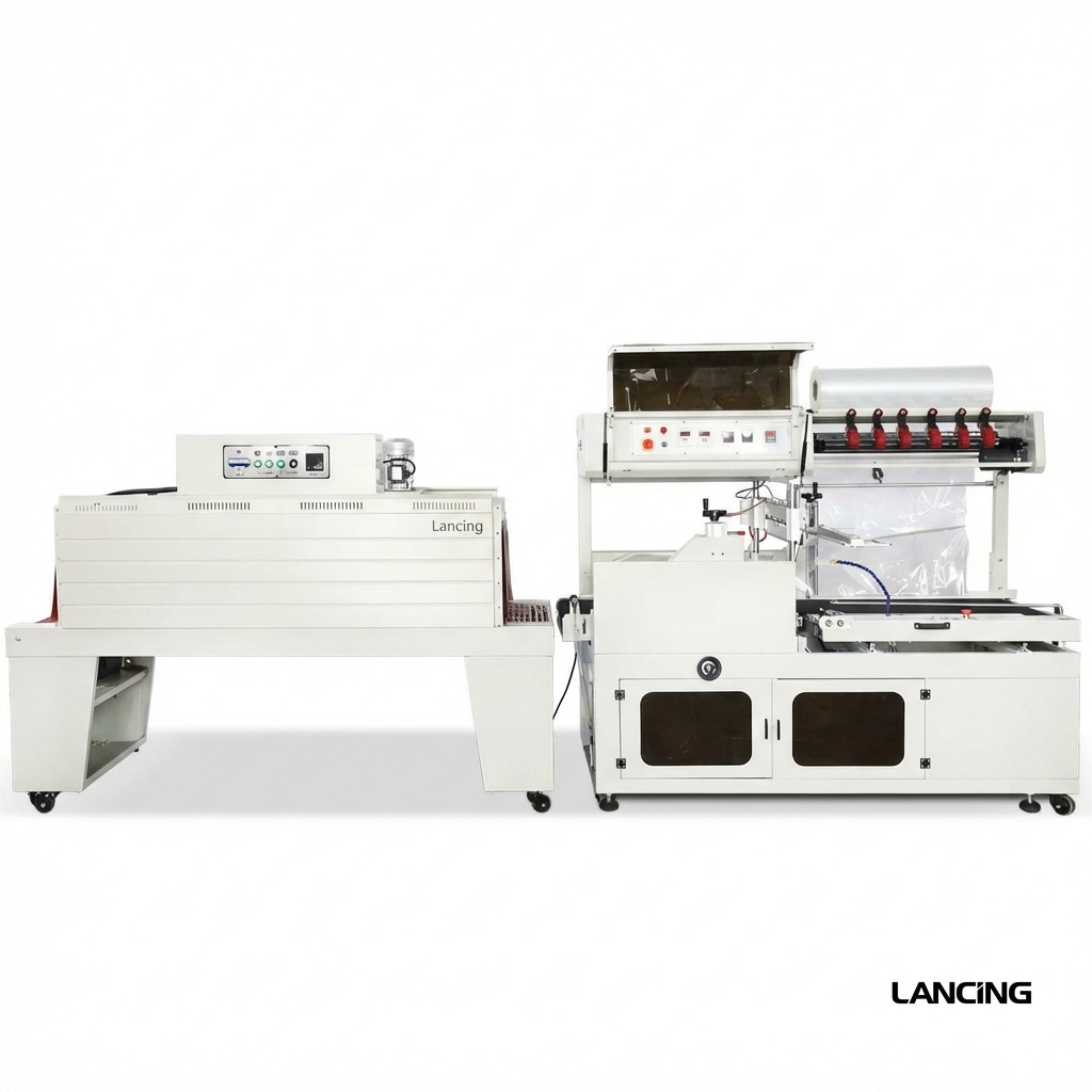 LU-SPL6 Automatic Heat Shrink Tunnel Shrinking Wrapping Machine