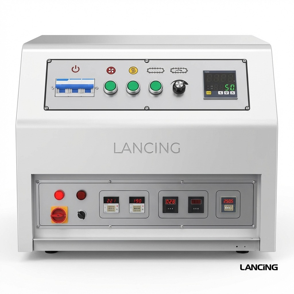 LU-SPL6 Automatic Heat Shrink Tunnel Shrinking Wrapping Machine view 2