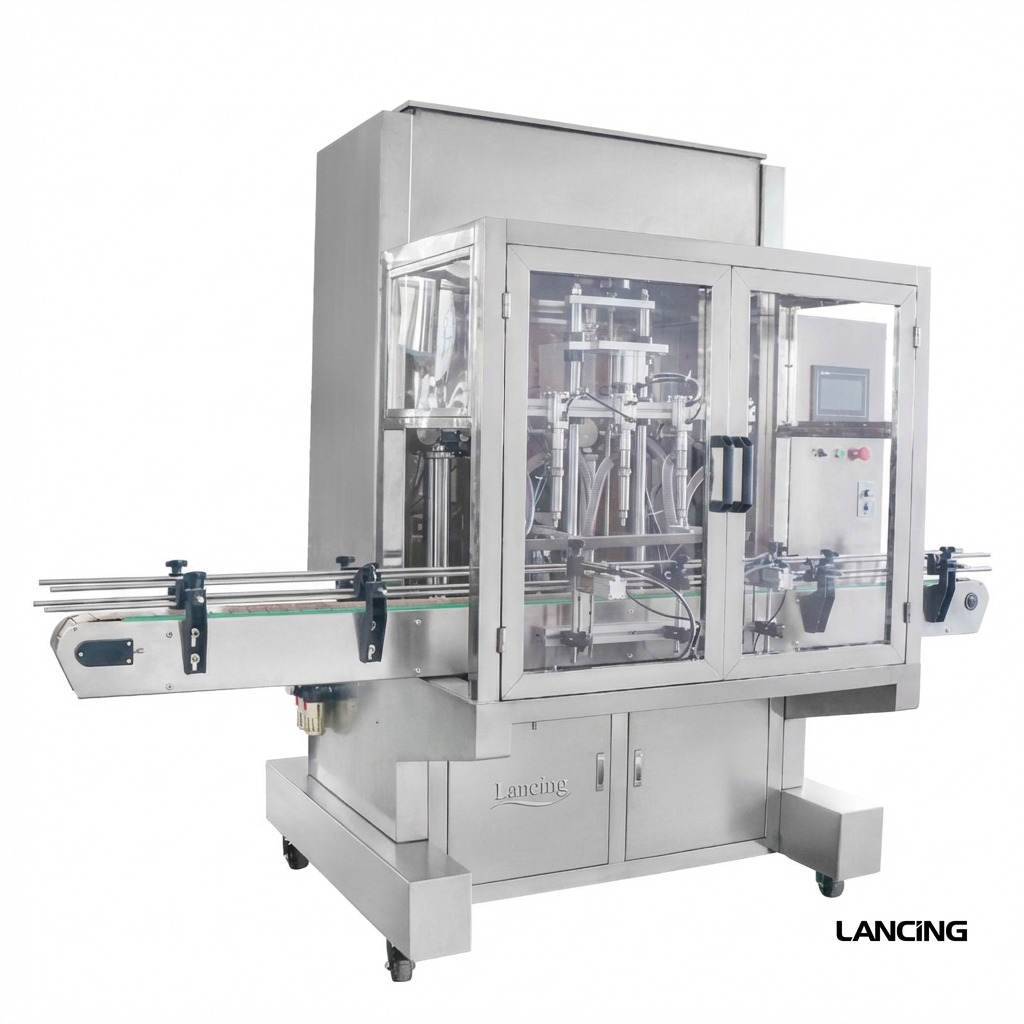 LU-SV4G 4-Nozzle Servo Paste Filling Machine view 4