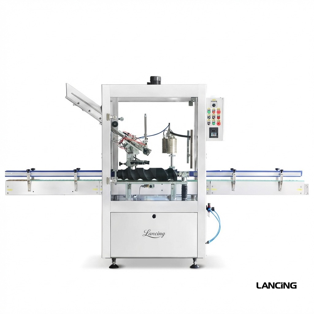 LU-SXRS1 Automatic Bottle Capsule Cap Heat Shrinking Machine view 2