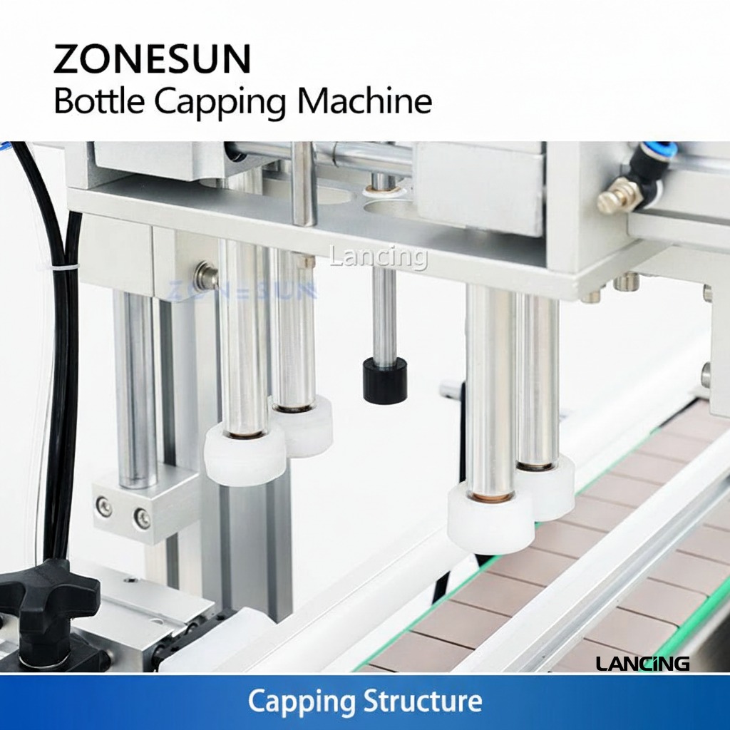 Tabletop Automatic Bottle Capping Machine view 3