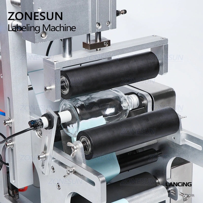 Semi-automatic Round Bottle Labeling Machine view 3