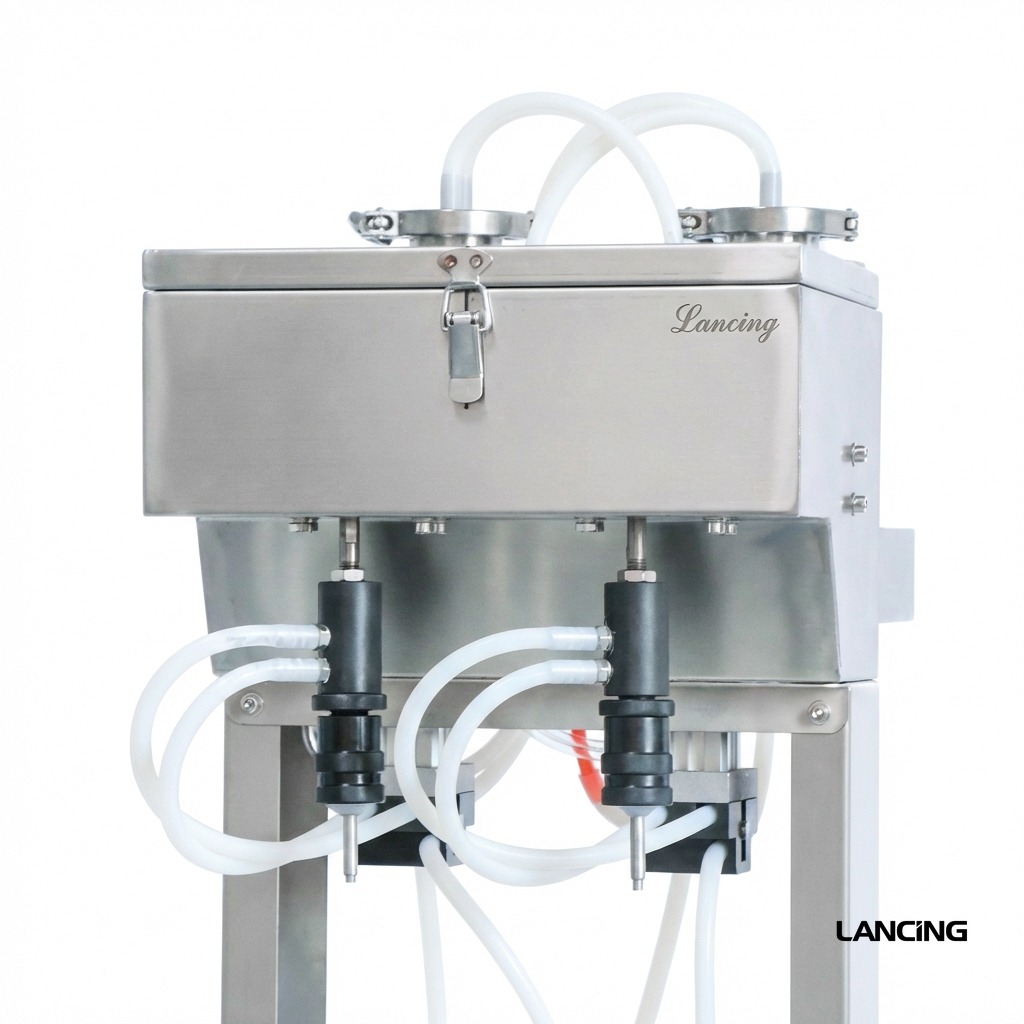 Pneumatic Vacuum Liquid Filling Machine view 4
