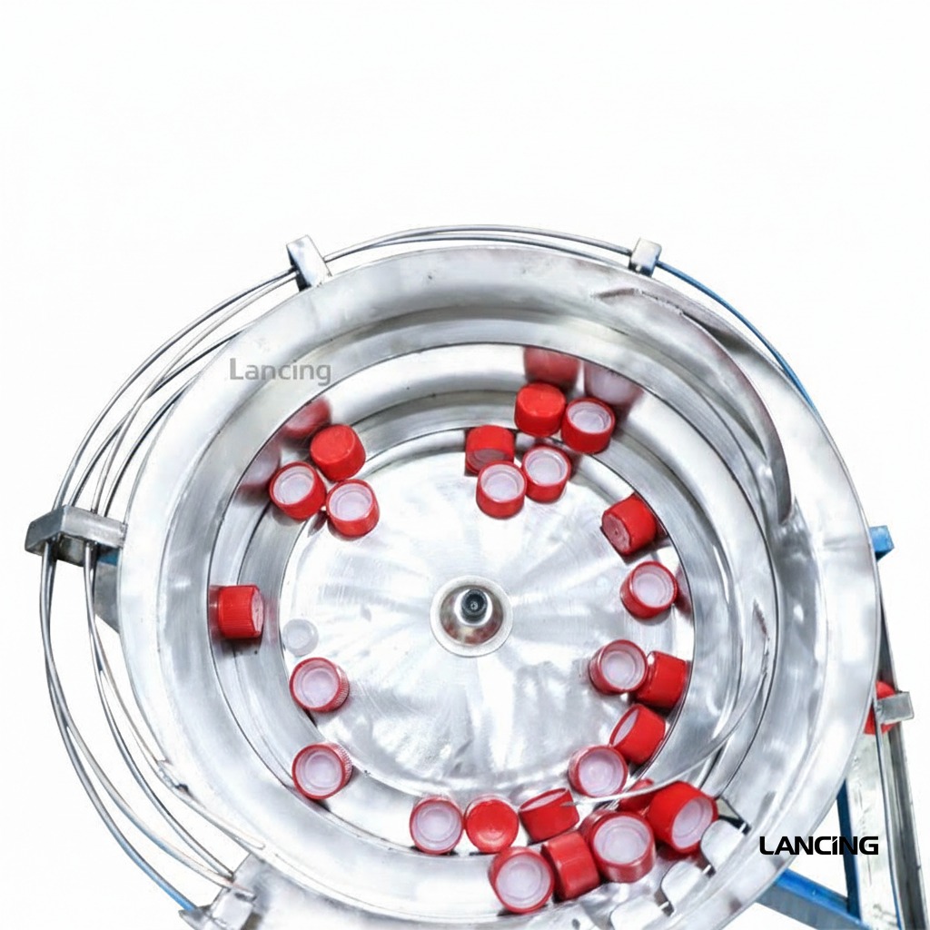 Automatic Bottle Cap Unscrambler For Production Line view 2