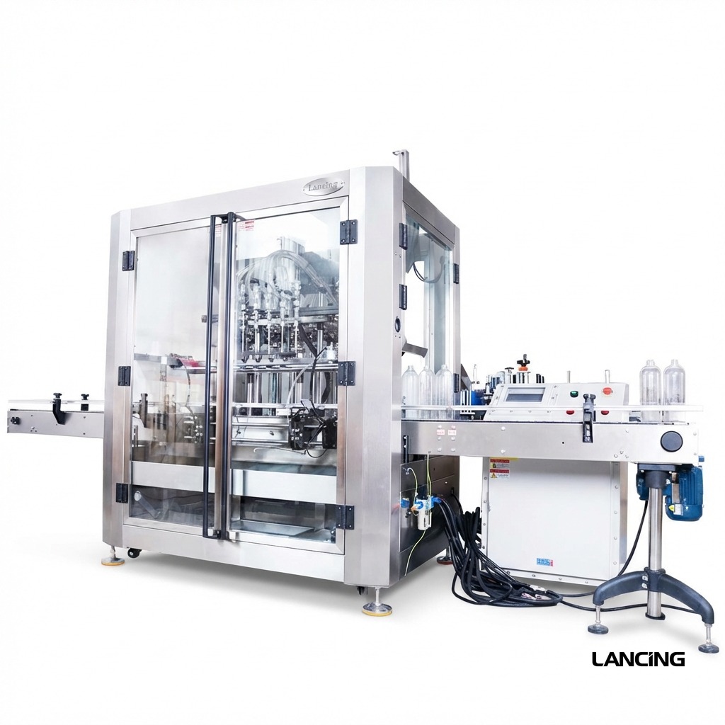 LU-VTFM1 Explosion-Proof 6-Head Liquid Paste Filling Machine view 2