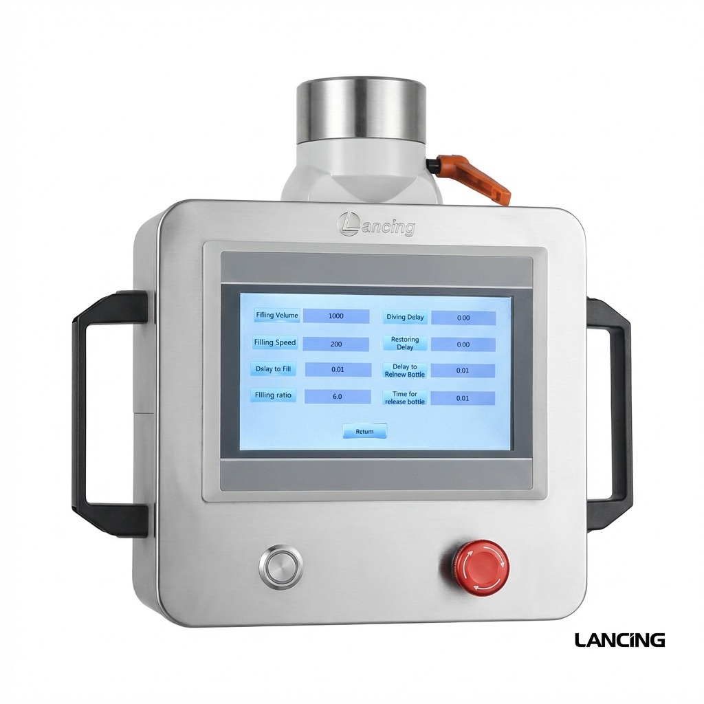 LU-VTRP1A 50-1500ml Servo Motor Rotor Pump Paste Viscous Liquid Filling Machine view 2