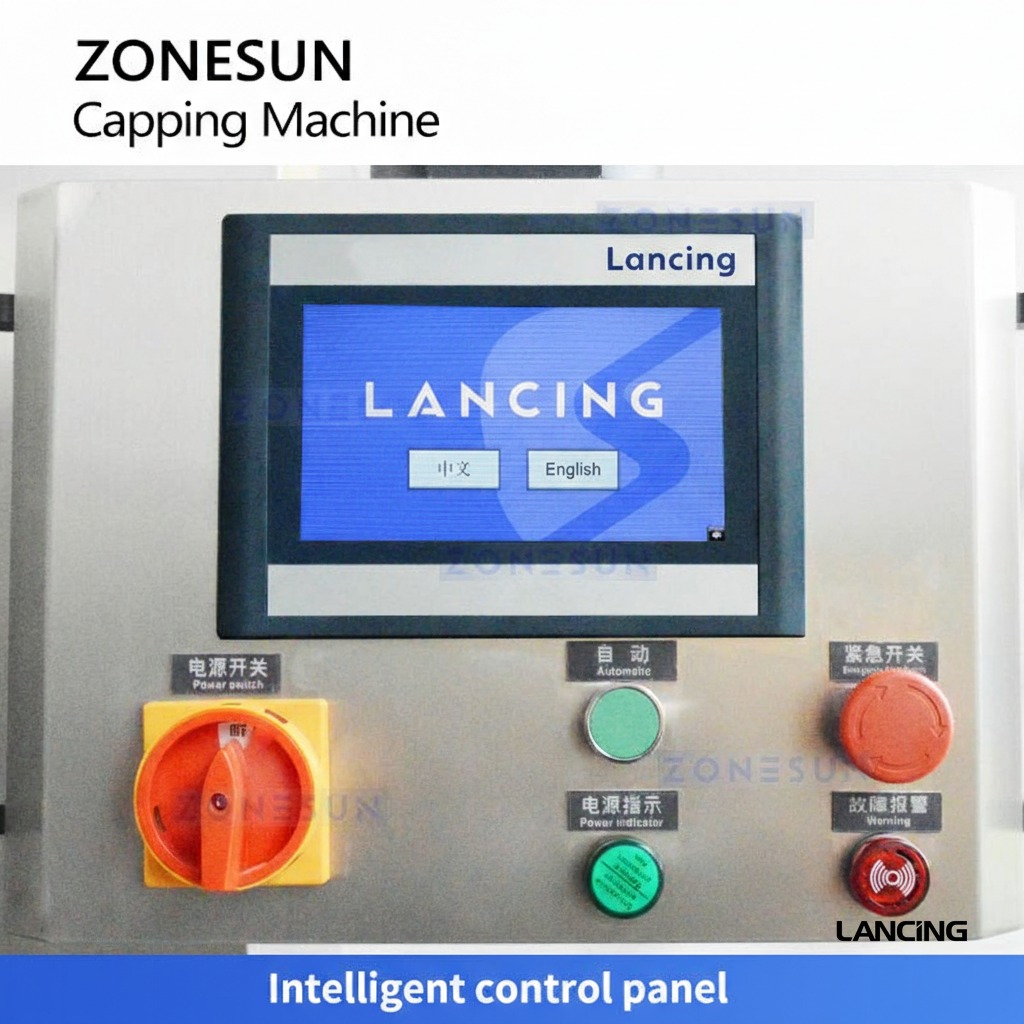LU-VTXG2 Continuous Motion Dual-Head Capping Machine view 2
