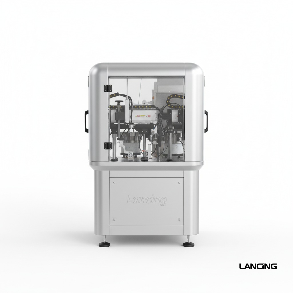 LU-VTXG2 Continuous Motion Dual-Head Capping Machine view 3