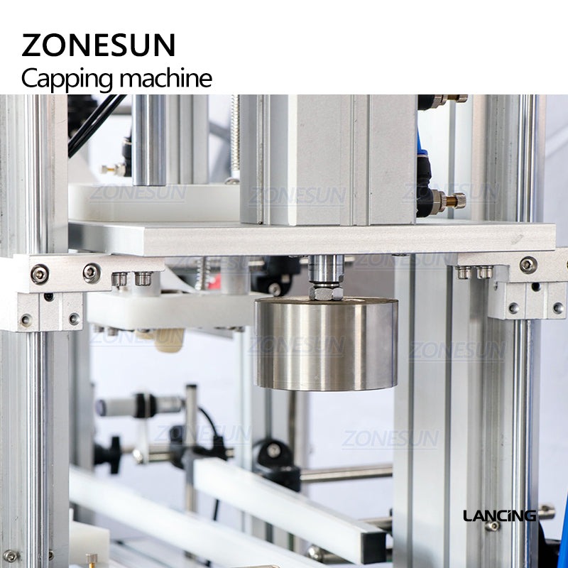 LU-XG16D1 Automatic Cork Pressing Machine with Cap Feeder view 3
