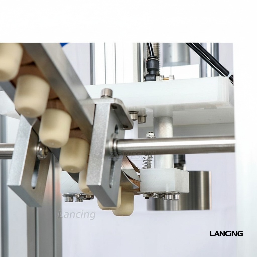 LU-XG16D1 Automatic Cork Pressing Machine with Cap Feeder view 2