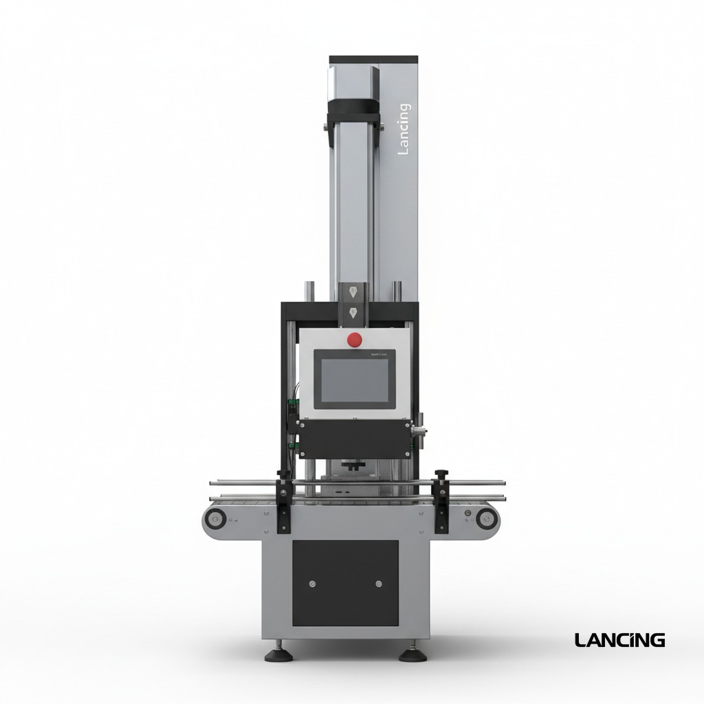 LU-XG440S2 Automatic Servo Capper with Dual-Track Bowl Feeder view 2