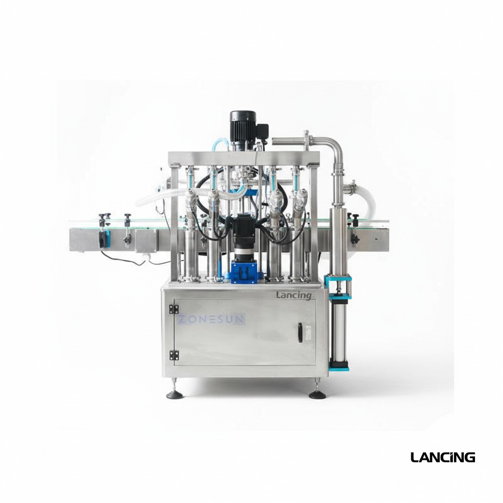 LU-YT4T-4PX Automatic Paste Lotion Bottle Filling Machine view 2