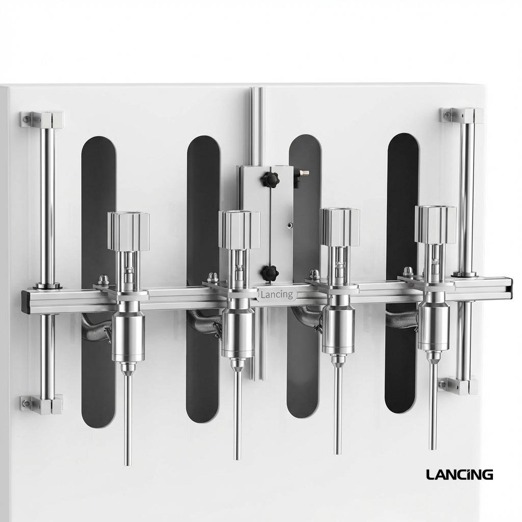 LU-YTCR4 Semi-automatic Corrosive Liquid Filling Machine view 2