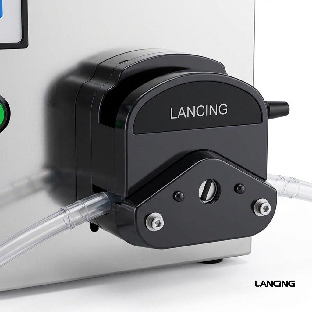 LU-YTPP2 Dual Nozzle Peristaltic Pump Liquid Filling Machine view 3