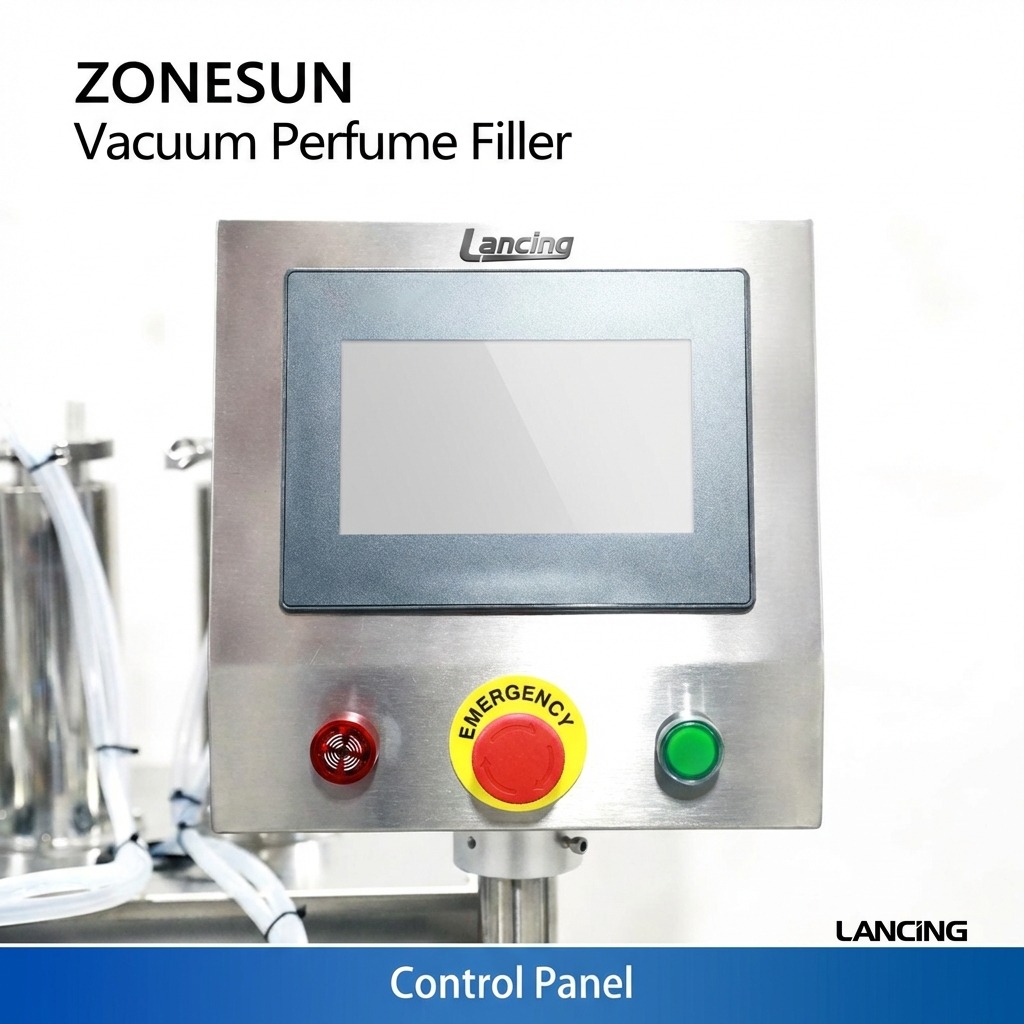 LU-YTZL4A 4-Head Vacuum Liquid Filling Machine view 2