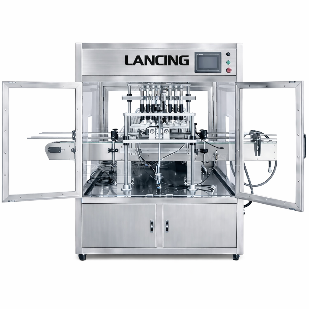 Automatic 8‑Nozzle Vacuum Liquid Filling Machine view 2