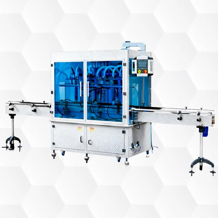 Bottle filling, capping and labelling machinery