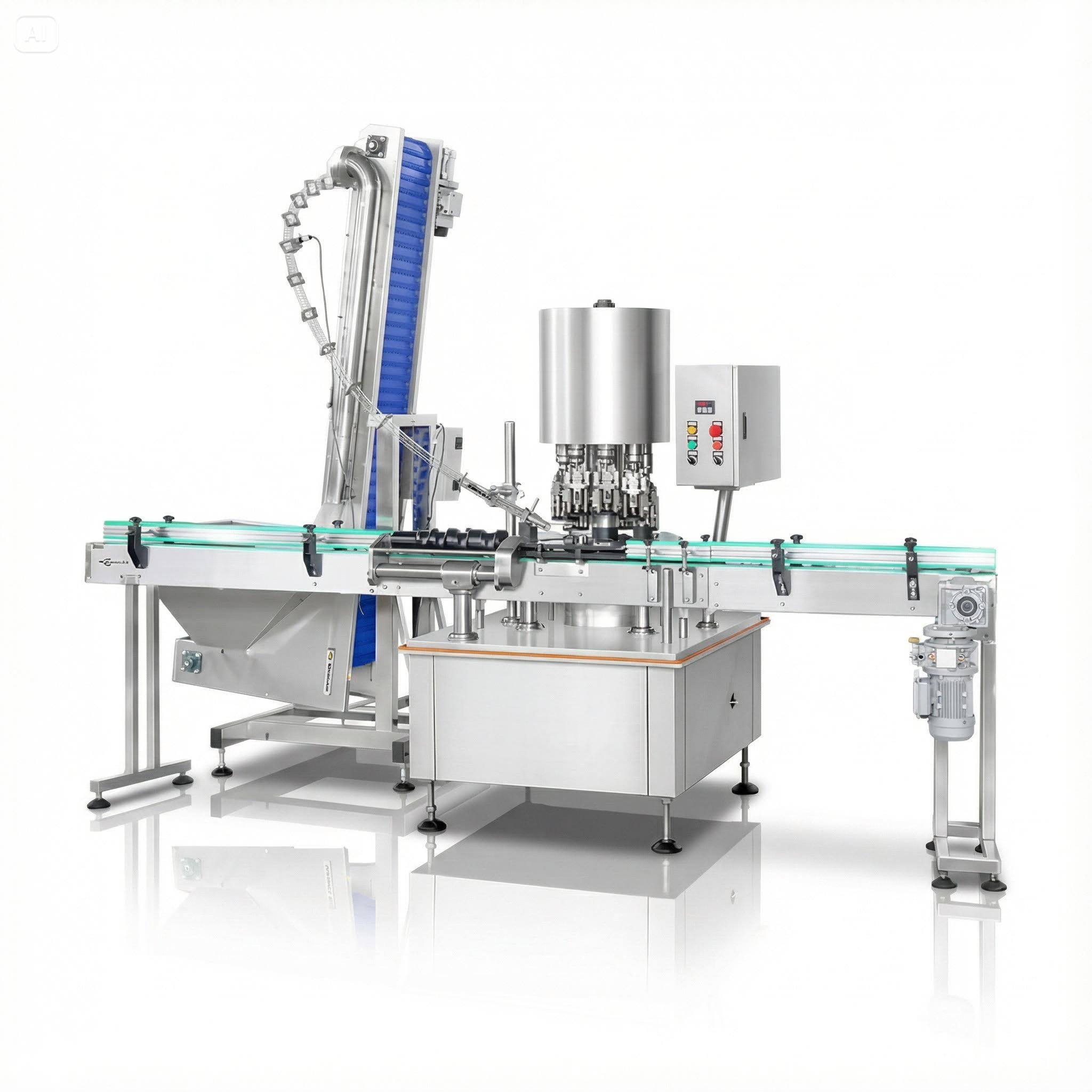Automatic capping machinery for specification support